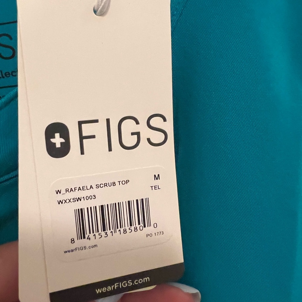 Figs Women's Vibrant Blue Blouse - Picture 3 of 4
